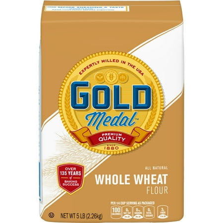 Gold Medal Whole Wheat Flour, 5 lb Bag (Best Whole Wheat Flour For Baking)