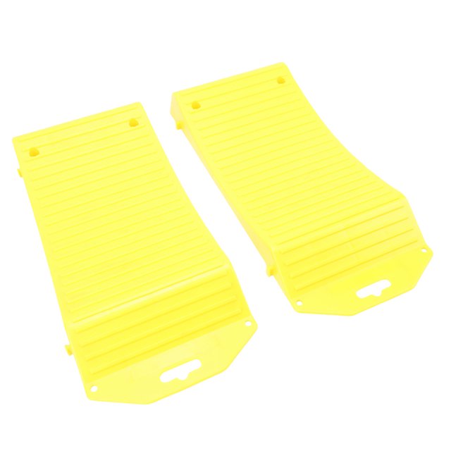 Rampes d'économies de pneus, jaunes de protection des pneus HDPE Robuste Robuste