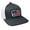 Graphite, White Mesh, variant on American Cotton Boll Flag Trucker Mesh Snapback Hat- Graphite, White Mesh