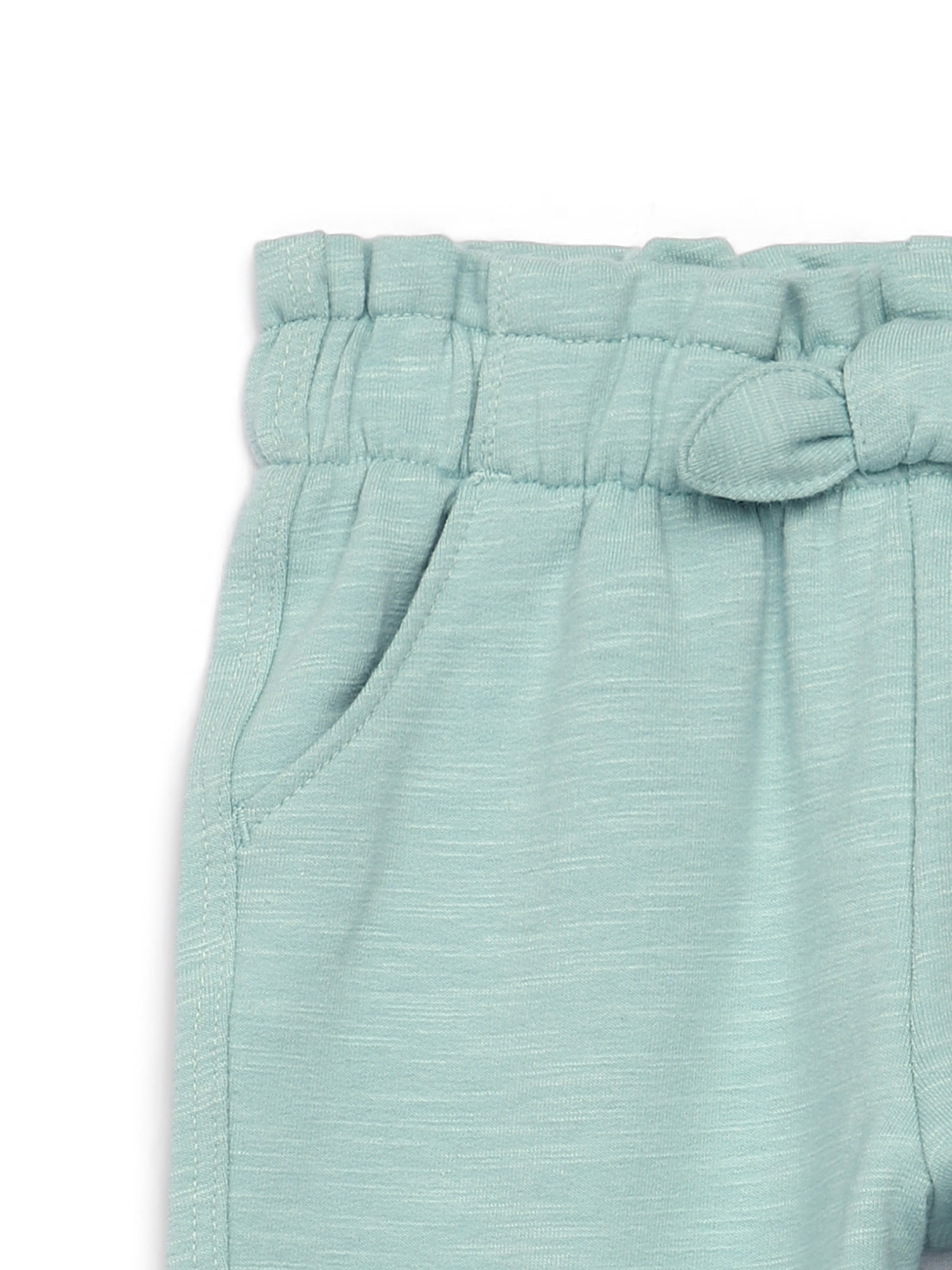 Garanimals Baby Girl French Terry Cloth Pants, Sizes 0M-24M