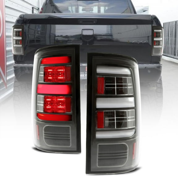 Kojem Taillights Tail Lights Rear Lamps for 2009-2018 Dodge RAM 1500 2500 3500 Driver & Passenger Side Pair Clear Lens