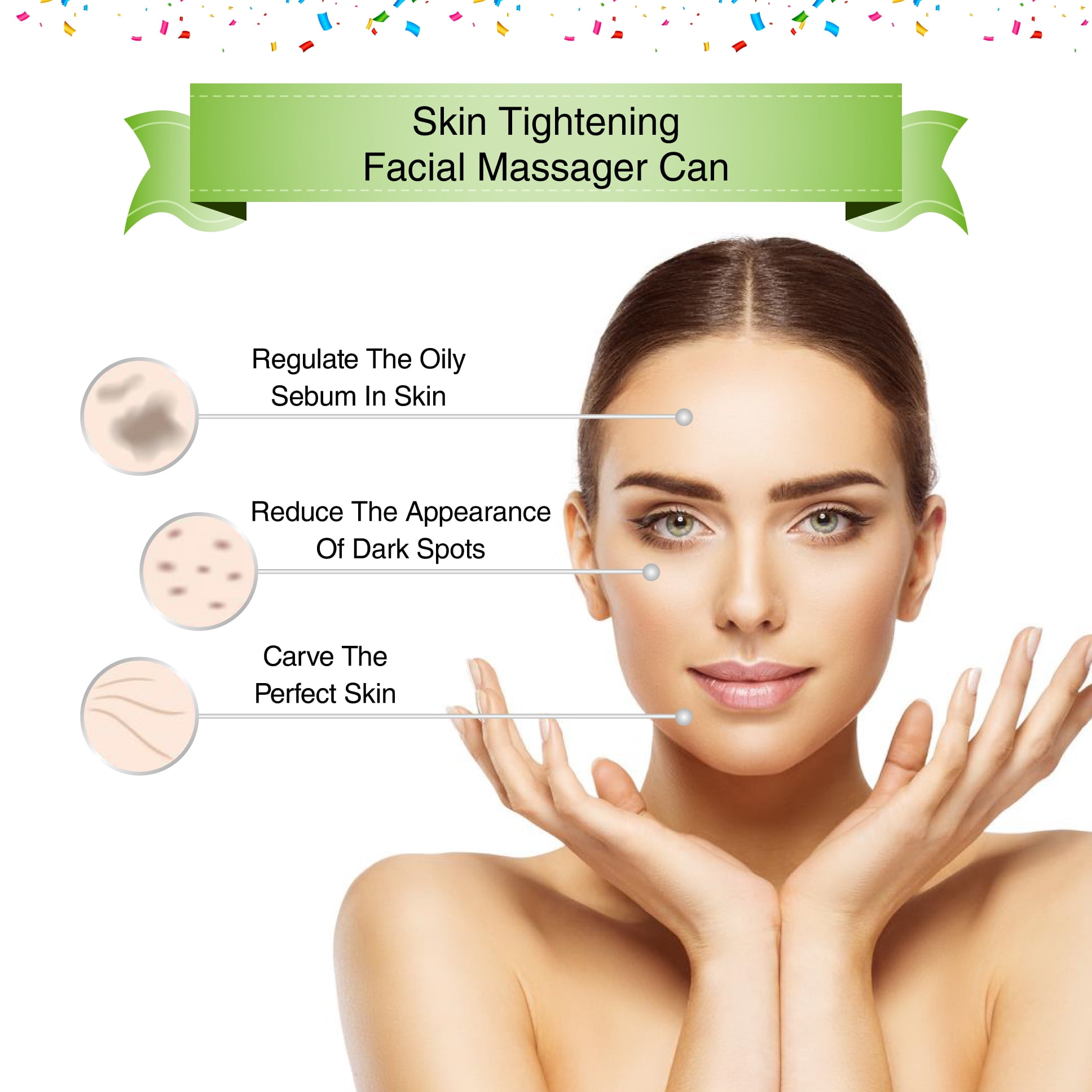anti aging face massager by vijuve for wrinkles removal & facial skin tightening