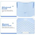 thumbnail image 4 of MIANGASTORE Rabbit Litter Box Plastic Pet Toilet Anti-fall Pet Bunny Potty Trainer Bunny Cage Supply, 4 of 8
