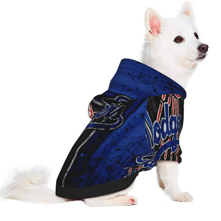Los Angeles Dodgers Small Dog Hoodie Casual Coats Sports Costume Dog Cat Pet Puppy Sweatshirt Pet Sweaters With Hat For Medium Dogs Breeds Small Walmart