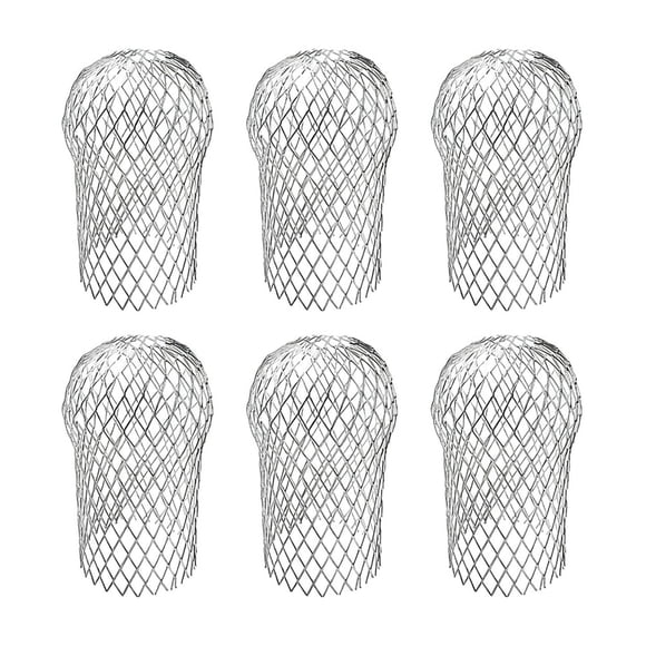 6 Pack Gutter Guards, Gutter Downspout Guards, Aluminum Gutter Guards Screen Filters, Gutter Downspout Protectors