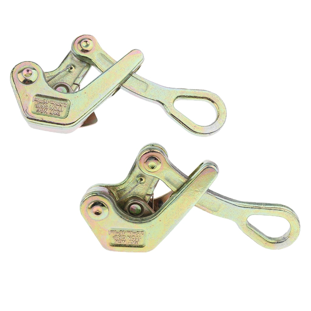 2pcs Anti-slip Cable Wire Rope Grip Puller Tensioners Wire Pulling Tool 