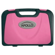Apollo Tools 135 Piece Household Tool Kit Pink with Pivoting Dual-Angle 3.6 Volt Lithium-Ion Cordless Screwdriver - DT0773N1