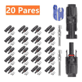 thumbnail image 1 of 20 Pares Conector Mc4 Conexiones Panel Solar Malubero Malu1413, 1 of 3