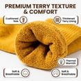 thumbnail image 7 of KuKeDi Thermal Crew Socks 5 Pairs, Warm Fleece Lined Cushioned Socks for Men and Women, 7 of 7