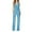 Sky Blue, variant on Lindreshi Jumpsuits for Women Clearance Women Sequin Color Short-sleeved Casual Jumpsuit