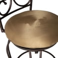 thumbnail image 2 of Trent Gathered Back Counter Stool, 2 of 7
