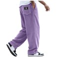 thumbnail image 4 of ZIXKCGDSE Pants for Men Corduroy Open Bottom Casual Drawstring Jogger Straight Trousers Size L2, 4 of 4