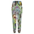 thumbnail image 4 of Rick And Morty Women's Jogger Track Pants Print Drawstring Lounge Sweatpants Casual Trousers for Yoga, Workout XL, 4 of 7