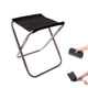 thumbnail image 1 of Taburete pequeño plegable portátil (plateado), silla plegable ultraligera, pequeña silla de camping de aluminio, adecuada para viajes, senderismo, pesca, barbacoa, 1 of 5