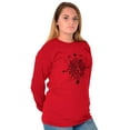 thumbnail image 4 of Spirit Animal Lion Pretty Symbolic Women's Long Sleeve T Shirt Brisco Brands S, 4 of 6