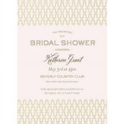 Loving Lattice Standard Bridal Shower Invitation