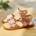 thumbnail image 4 of ESTINE Toddler Girl Open Toe Lightweight Summer Female Casual Dress Sandals - Pink 11M, 4 of 5