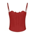 thumbnail image 4 of Timegard Womens Tank Tops Lace Camis Bras Corset Top Adjustable Strap Skinny Tops Solid Color Summer, 4 of 5