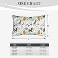 thumbnail image 4 of Honeii Colorful Poodle Dog Decorative Throw Pillow Case - Elevate Your Couch, Sofa, or Bed with Stylish Home Decor, Perfect Gift Idea-14"x20", 4 of 6