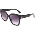thumbnail image 1 of FEISEDY Retro Oversized Square Sunglasses Stylish Colorful Frame Chic Eyewear for Woman and Men B2597, 1 of 6