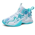 thumbnail image 1 of BINQER Men's High - Top Basketball Shoes with Unique Pattern Design, Lightweight and Durable for Sports Running Shoes, 1 of 6