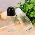 thumbnail image 4 of ABCISI 4 Pcs 50Ml Glass Roll on Bottles, Empty Rollerball Containers for DIY Deodorant Essential Oils Perfume & Skincare Making, Refillable Roller Ball Containers with Black Caps, 4 of 7