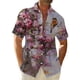 thumbnail image 3 of Camisa floral de verano para hombre, estilo hawaiano, camisa de manga corta con solapa 3D para hombre, camisetas con estampado de flores de calle, camisas de playa, ropa para mujer, 3 of 5