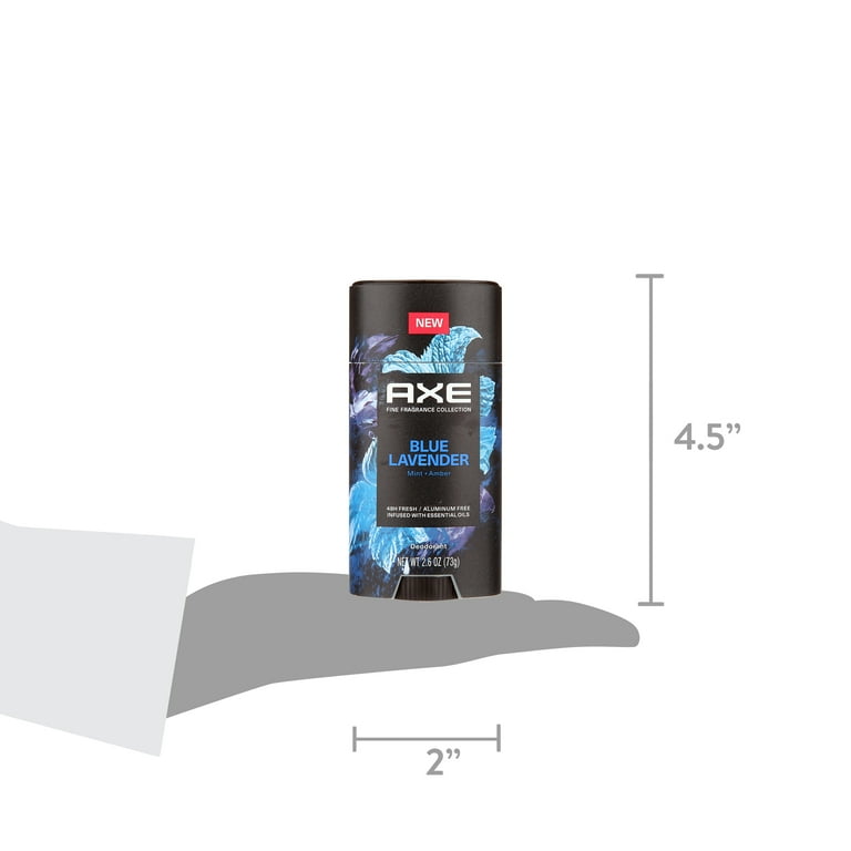 Axe Fine Fragrance Collection Men's Deodorant Stick, Blue