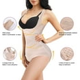 thumbnail image 5 of Irisnaya Shapewear Bodysuit for Women Waist Trainer Tummy Control Slimming Body Shaper Butt Lifter Sexy Bodysuits Open Bust Panty Girdle(Beige X-Large), 5 of 8