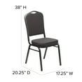 thumbnail image 6 of Flash Furniture Hercules Series Adult Size Crown Back Stacking Banquet Chairs, Set of 4, Gray, 6 of 15