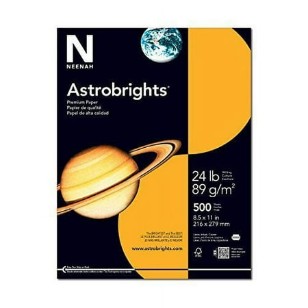 Neenah Astrobrights Premium Color Paper, 24 lb, 8.5 x 11 Inches, 500 Sheets, Galaxy Gold by Neenah