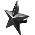 thumbnail image 2 of MULL 7" Texas 3D Five Point Star Metal Hitch Cover (Fits 2" Receiver, Chrome), 2 of 5
