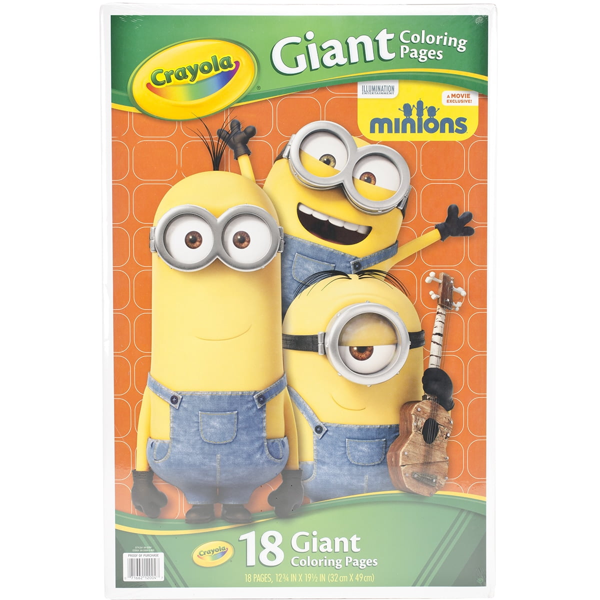 Crayola Giant Coloring Pages Featuring Minions 18 Walmart