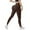 Brown, variant on Yindaity Women Leggings No Front Seam High Waisted Workout Leggings for Women Buttery Soft Yoga Pants Gym Athletic Tights(Dark Blue,M)