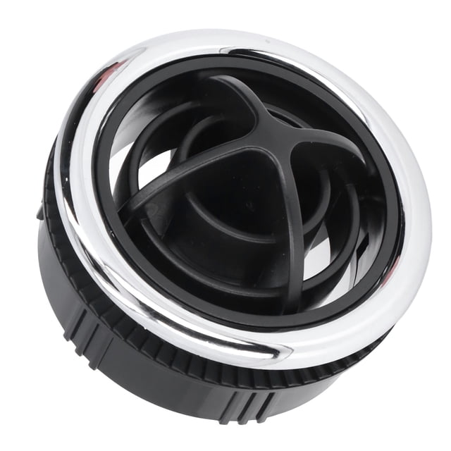 Round AC Vent, 87mm Diameter 3.0in Hole Thread Type Dash Air Louver ABS Plastic Rust Proof For Buses For Cars For RVs