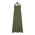 thumbnail image 3 of Hvot&aat Womens Bohemian Maxi Dress Casual Summer Scoop Neck Sleeveless Flowy Long Vacation Beach Cami Dresses with Pockets, 3 of 5