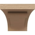 thumbnail image 2 of 6"W x 12"D x 6"H Wide Viola Rough Cedar Woodgrain TimberThane Corbel, Primed Tan, 2 of 6