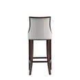 thumbnail image 5 of Manhattan Comfort Fifth 31.5" Faux Leather Barstool in Gray (Set of 3), 5 of 7