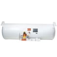thumbnail image 2 of Flame King YSN293 29.3 Gallon ASME Steel Empty Horizontal Propane Tank, White, 2 of 4