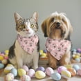 thumbnail image 2 of Dog Bandana 2 Pack,Pink Cow Strawberry Hat Pattern Bandanas for Dogs,Cat Bandana,Small/ Large Dog Bandana 2 Size,Dog Bandanas Girl Boy, 2 of 5
