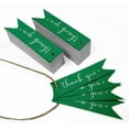 thumbnail image 3 of Inkdotpot Pack Of 50 Real Silver Foil Paper Tags Thank You Bridal Shower Favor Hang Tags, 3 of 6