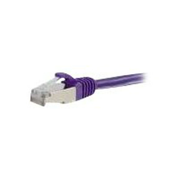 C2G 8ft Cat6 Snagless Shielded (STP)Ethernet Network Patch Cable - Purple - Patch cable - RJ-45 (M) to RJ-45 (M) - 2.44 m - screened shielded twisted pair (SSTP) - CAT 6 - molded, snagless, stranded - purple