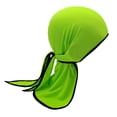 thumbnail image 2 of Head Wrap Hat Long Tail Transpirable Pañuelo suave Wave Caps Pañuelo para la cabeza para Chemo verde fluorescente Hugo Sombrero para la cabeza, 2 of 6