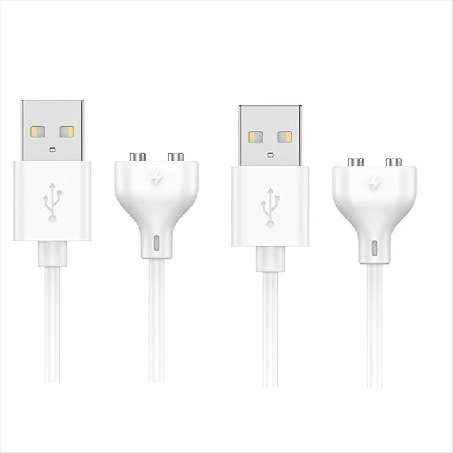 Cable Cargador Magnético USB DC de 2 Piezas, Cable de Carga de 0,8 M para Masajeador, Cepillos de Dientes Eléctricos, Reloj para Niños y Limpiador