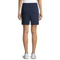 thumbnail image 3 of Athletic Works Women's Athleisure 7" Fleece Shorts with Pockets, 3 of 6