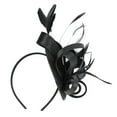 thumbnail image 4 of Race Wedding Womens Pillbox Hat Fascinator Derby Party Diadema Clip , Estilo 2-Negro, como se describe, 4 of 6
