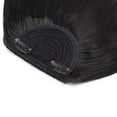 thumbnail image 5 of Benehair Clip in Fringe Hair Extensions as Humam Neat Bangs Thick Hairpiece 6" Dark Black, 5 of 9