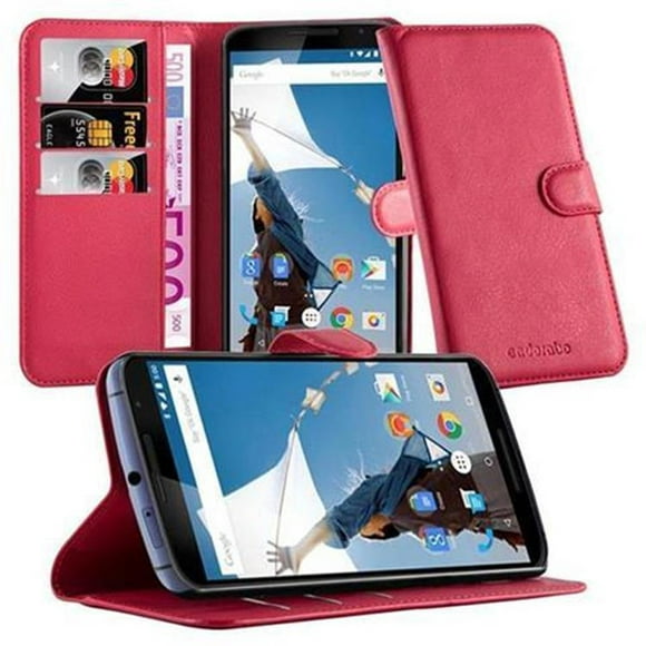 Cadorabo Case for Lenovo Google NEXUS 6 / 6X cover - Book Case with Magnetic Closure, Stand Function, and Card Slot