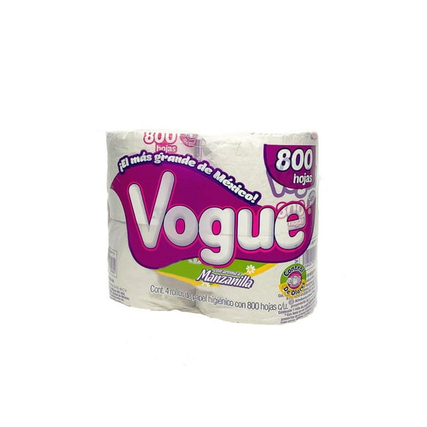 Pack de 9 Papel Hig. Vogue Manzanilla 800 HD 4 rollos Vogue 800 HD ...