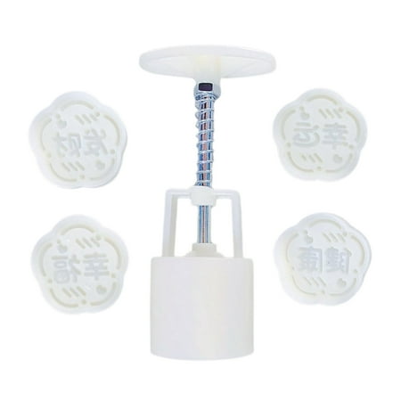 

TONKBEEY Hand-Pressure Mooncake Mould Bath Bombs Cute Chinese Characters Easy Use Clean